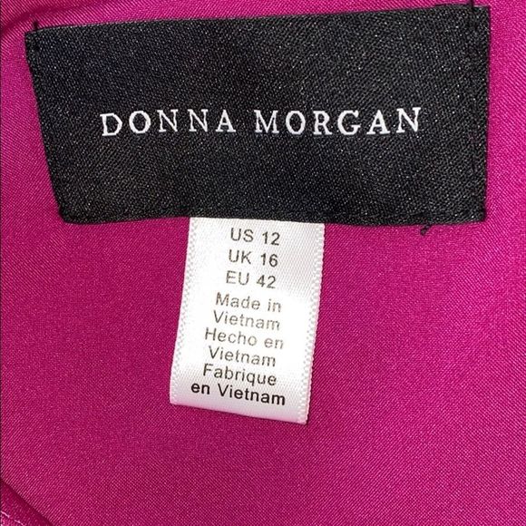 Donna Morgan Raspberry Size 12 Dress - Picture 6 of 7